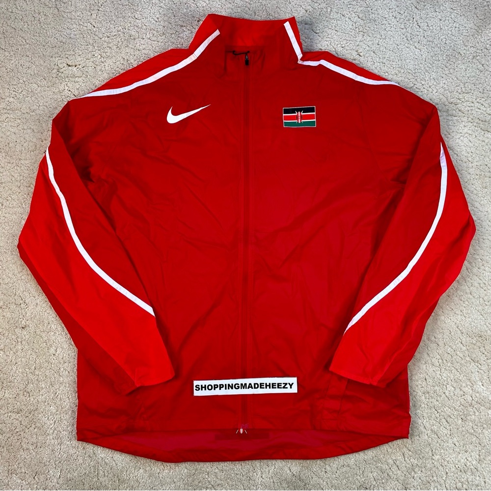 [XL] NIKE PRO ELITE OLYMPIC TEAM KENYA Lightweight Windbreaker Running Jacket